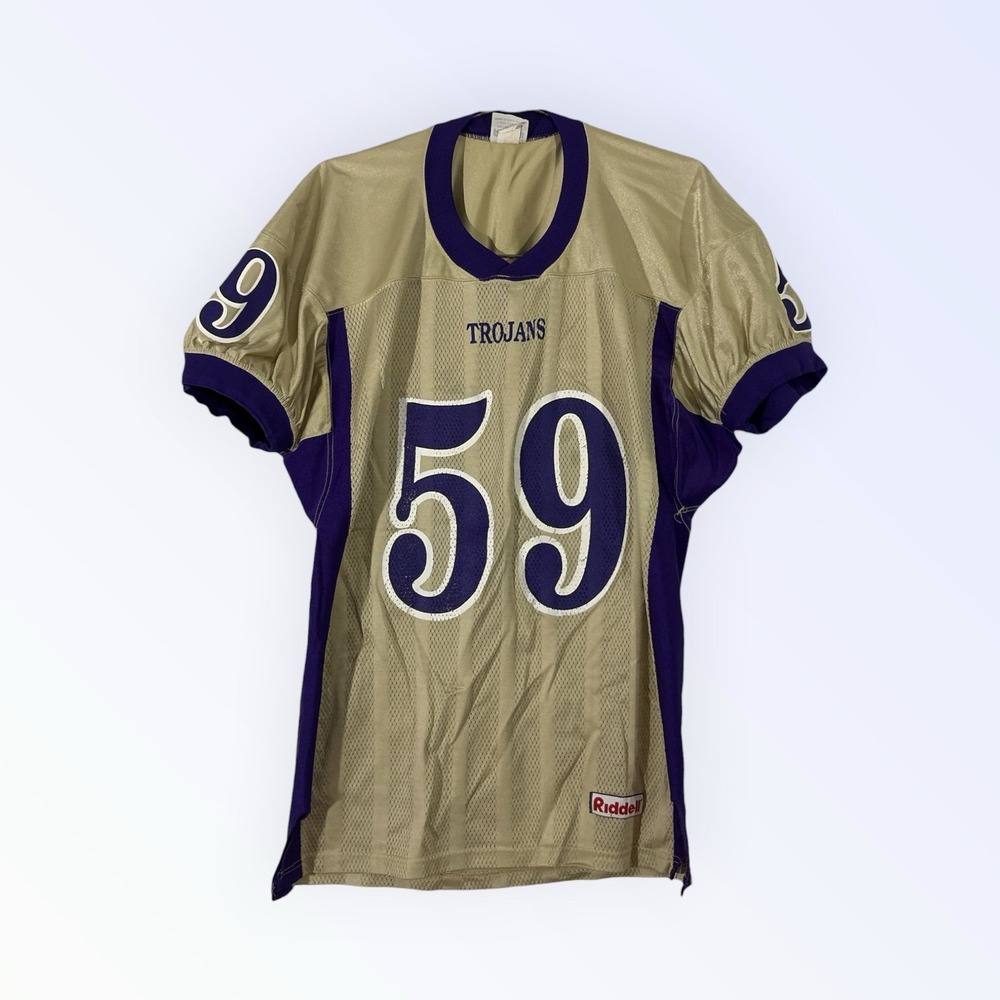 RIDDELL TROJANS JERSEY MENS LARGE